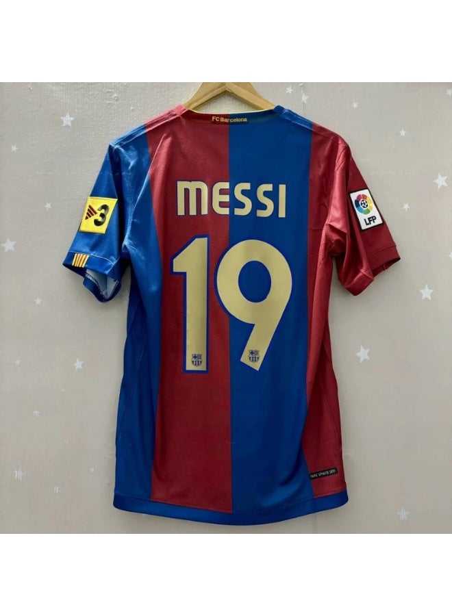 FC BARCELONA 2006-2007 Barcelona home retro football uniform #19 MESSI retro football jersey gift for fans and friends - Image 1